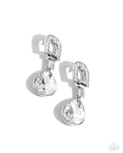 Load image into Gallery viewer, Paparazxi In ARCHING Order - White Earrings
