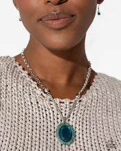 Load image into Gallery viewer, Paparazzi Manufactured Majesty - Blue Necklace