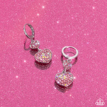 Load image into Gallery viewer, Paparazzi Delightful Valentines Day - Pink Earrings