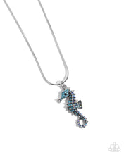 Load image into Gallery viewer, Paparazzi Seahorse Shanty - Blue Necklace
