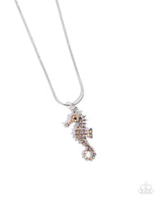 Load image into Gallery viewer, Paparazzi Seahorse Shanty - Orange Necklace