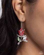 Load image into Gallery viewer, Paparazzi Tulip Tradition - Red Earrings