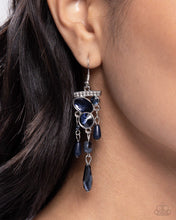 Load image into Gallery viewer, Paparazzi Triumphant Tassel - Blue Earrings