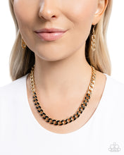 Load image into Gallery viewer, Paparazzi Painted Problem - Black Necklace