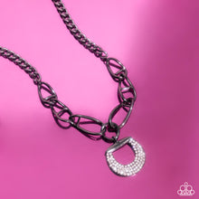 Load image into Gallery viewer, Paparazzi Linked Leader - Black Necklace