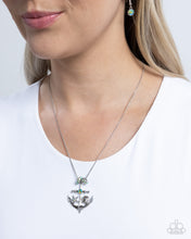 Load image into Gallery viewer, Paparazzi Anchored Accent - Green Necklace