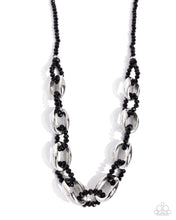 Load image into Gallery viewer, Paparazzi Flickering Fact - Black Necklace