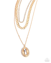 Load image into Gallery viewer, Paparazzi Edgy Empire - Gold Necklace