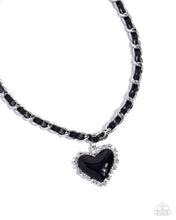 Load image into Gallery viewer, Paparazzi Austere Attraction - Black Necklace