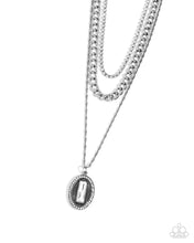 Load image into Gallery viewer, Paparazzi Edgy Empire - White Necklace