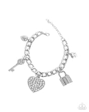 Load image into Gallery viewer, Paparazzi Fortified Fashion - White Bracelet