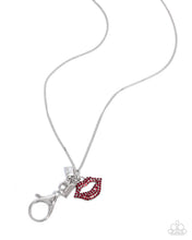 Load image into Gallery viewer, Paparazzi Read My Lips! - Red Lanyard