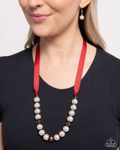 Load image into Gallery viewer, Paparazzi Exclusive Ease - Red Necklace
