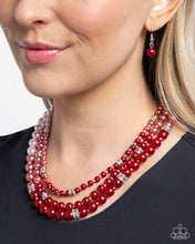 Load image into Gallery viewer, Paparazzi Ombré Ornament - Red Necklace