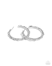 Load image into Gallery viewer, Paparazzi Divine Decoding - White Earrings