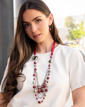 Load image into Gallery viewer, Paparazzi All the Trimmings - Red Necklace