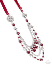 Load image into Gallery viewer, Paparazzi All the Trimmings - Red Necklace