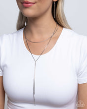 Load image into Gallery viewer, Paparazzi Dutiful Dance - Silver Necklace
