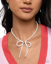 Load image into Gallery viewer, Paparazzi High-Class Hype - White Necklace
