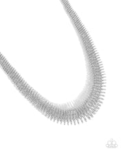 Load image into Gallery viewer, Paparazzi Trenchant Tribute - Silver Necklace
