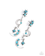 Load image into Gallery viewer, Paparazzi Stellar Serendipity - Blue Earrings