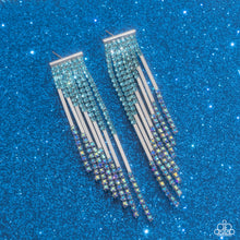Load image into Gallery viewer, Paparazzi Careless Cascade - Blue Earrings