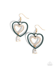 Load image into Gallery viewer, Paparazzi Soft and Sweet - Green Earrings