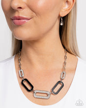 Load image into Gallery viewer, Paparazzi Painted Paladin - Black Necklace