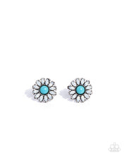 Load image into Gallery viewer, Paparazzi Santa Fe Showcase - Blue Earrings
