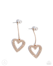 Load image into Gallery viewer, Paparazzi Valentines Vision - Gold Earrings