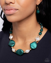 Load image into Gallery viewer, Paparazzi Forever Feature - Green Necklace