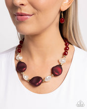 Load image into Gallery viewer, Paparazzi Forever Feature - Red Necklace
