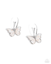 Load image into Gallery viewer, Paparazzi Melodic Mariposa - White Earrings