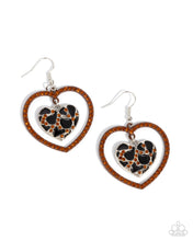 Load image into Gallery viewer, Paparazzi Leopard Love - Brown Earrings