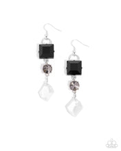 Load image into Gallery viewer, Paparazzi Alluring Assertion - Black Earrings