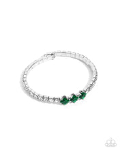Load image into Gallery viewer, Paparazzi Pointed Production - Green Bracelet