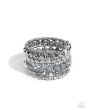 Load image into Gallery viewer, Paparazzi Stacked Surprise - Silver Bracelet
