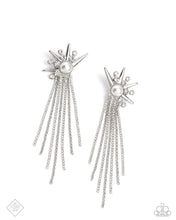 Load image into Gallery viewer, Paparazzi Punk Rock - White Earrings