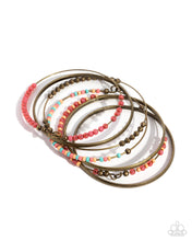 Load image into Gallery viewer, Paparazzi Seed Bead Shimmer - Brass Bracelet