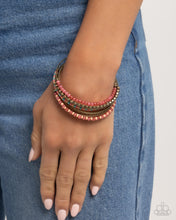Load image into Gallery viewer, Paparazzi Seed Bead Shimmer - Brass Bracelet