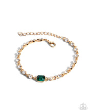 Load image into Gallery viewer, Paparazzi Fitted Fidelity - Green Bracelet