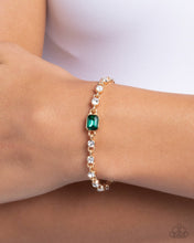Load image into Gallery viewer, Paparazzi Fitted Fidelity - Green Bracelet