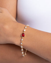 Load image into Gallery viewer, Paparazzi Fitted Fidelity - Red Bracelet
