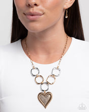 Load image into Gallery viewer, Paparazzi Focused Affection - Gold Necklace