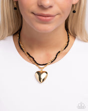 Load image into Gallery viewer, Paparazzi Falling Slowly - Gold Necklace