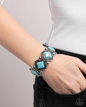 Load image into Gallery viewer, Paparazzi Noble Nature - Blue Bracelet