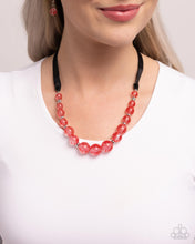 Load image into Gallery viewer, Paparazzi Lace Maker - Red Necklace