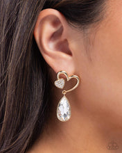 Load image into Gallery viewer, Paparazzi Coupling Up - Gold Earrings