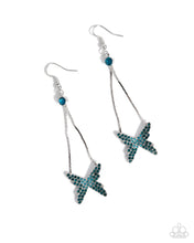 Load image into Gallery viewer, Paparazzi Pick A FLIGHT - Blue Earrings