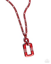 Load image into Gallery viewer, Paparazzi Metallic Movement - Red Necklace